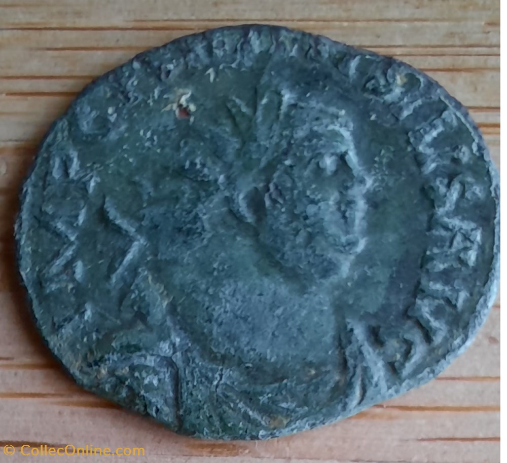 Carausius A/Buste radie a d R/Paix debout a g D21 P2.52g C224 RIC 327 monnaie antiquite av jc ap romaine republicaine imperiale carausius a buste radie a d r paix debout a g d21 p2 52g c224 ric 327