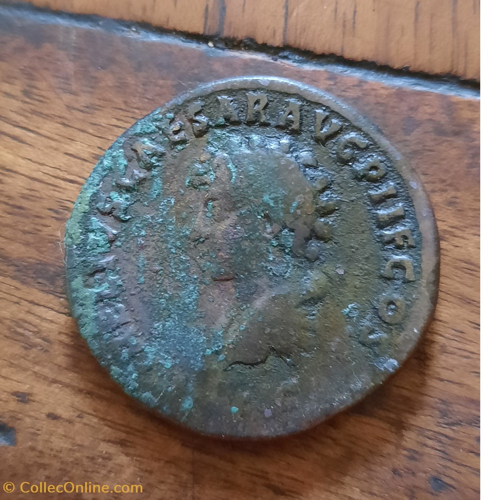 monnaie antique av jc ap romaine republicaine imperiale antonin et marc aurele a tete lauree a d r tete nue a g d33 3 p22 31 c 33 ric 1214
