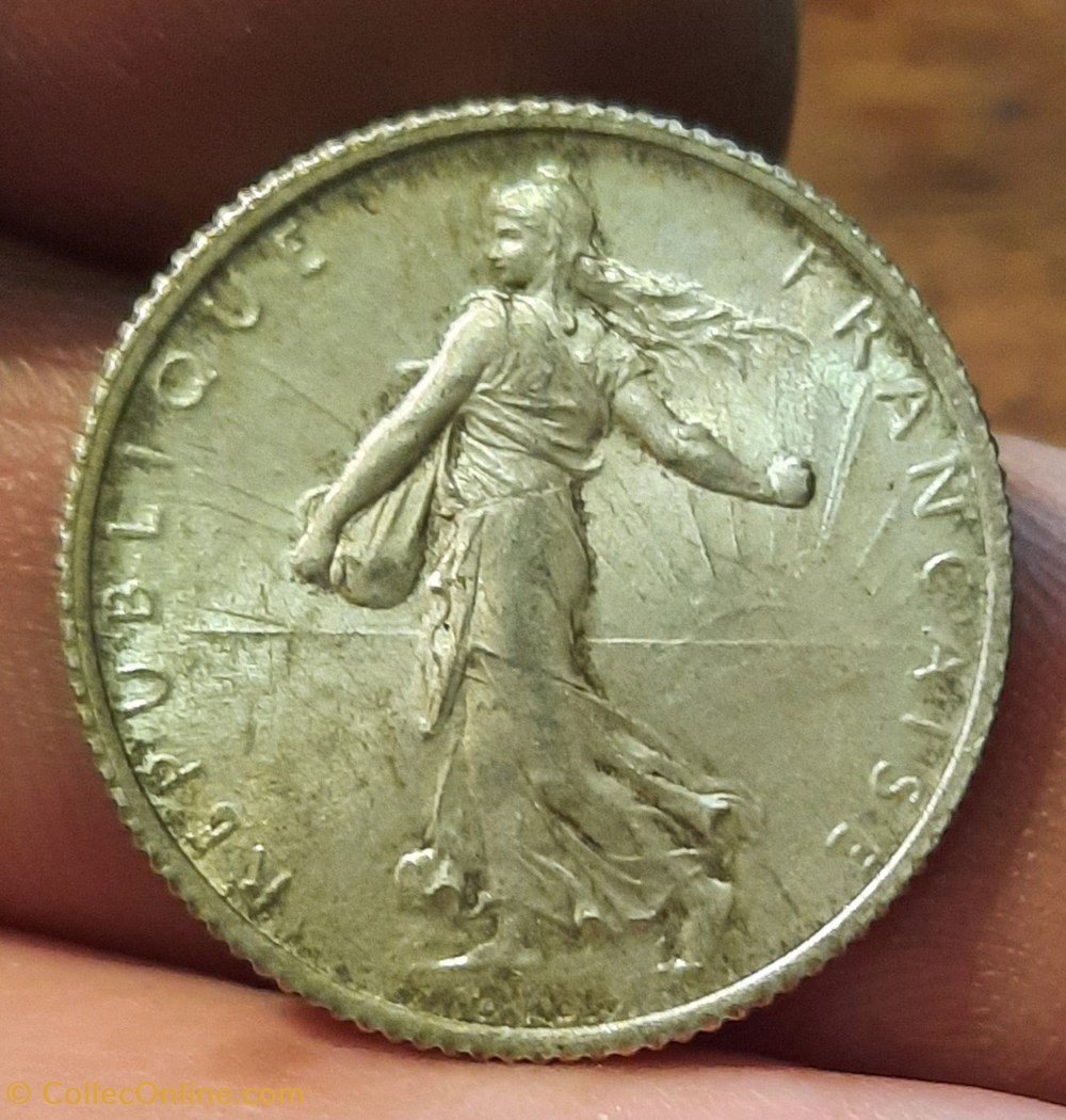 monnaies monde france troisieme republique 1 franc 1918 semeuse
