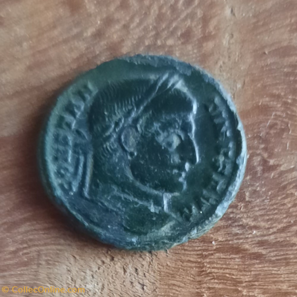 Constantin 1 A/ Buste aure a d R/Couronne D 18.5 P 2.59g ric 233 c 123 monnaie antique av jc ap romaine republicaine imperiale constantin 1 a buste aure a d r couronne d 18 5 p 2 59g ric 233 c 123