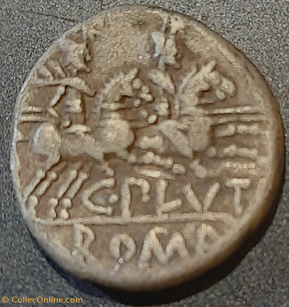 Rome PLUTIA 4 monnaies antiques rome plutia