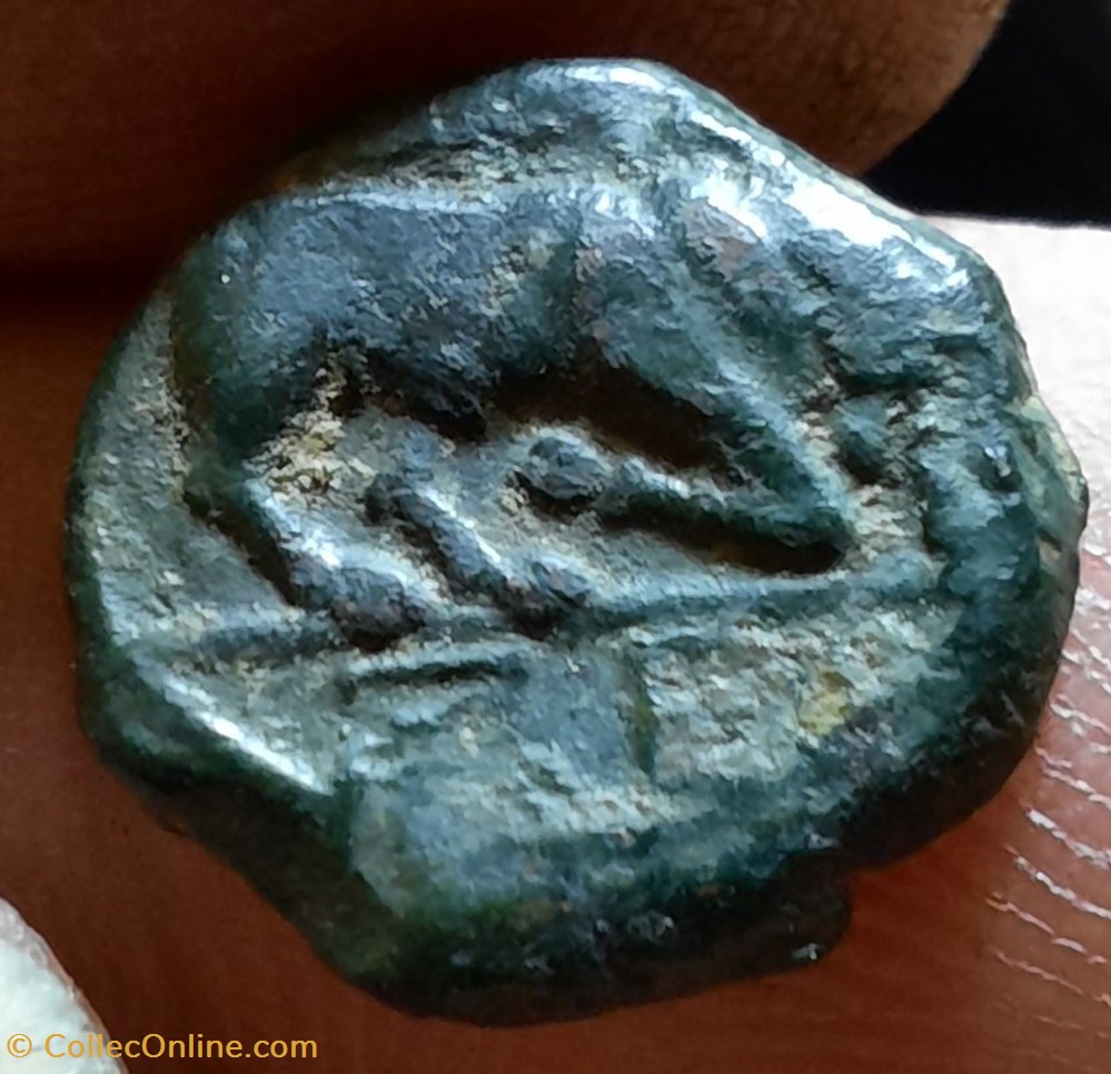 monnaies antiques celtes marseille petit bronze