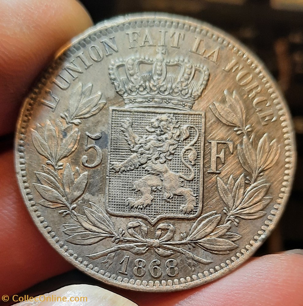 Belgique Leopold 2 A / Tete nue a g R /Ecu couronne D37.3 P24.98g KM 19/24 monnaies monde belgique leopold 2 a tete nue a g r ecu couronne d37 3 p24 98g km 19 24
