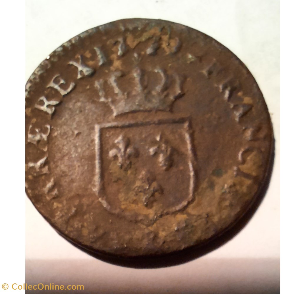 Louis 16 A/Tete nue a g R/Ecu de France couronne D 26 P 5.93g G 349 C2196 DR 613 monnaie royale louis 16 a tete nue a g r ecu de france couronne d 26 p 5 93g g 349 c2196 dr 613