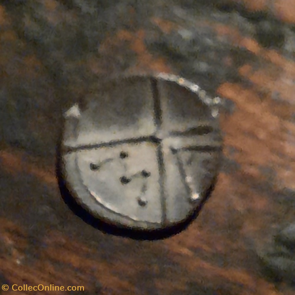 monnaie antique av jc ap obole volques arecomiques a tete a g na derriere la nuque roue ma 75 25 d9 7 p0 47g feugere obv 6