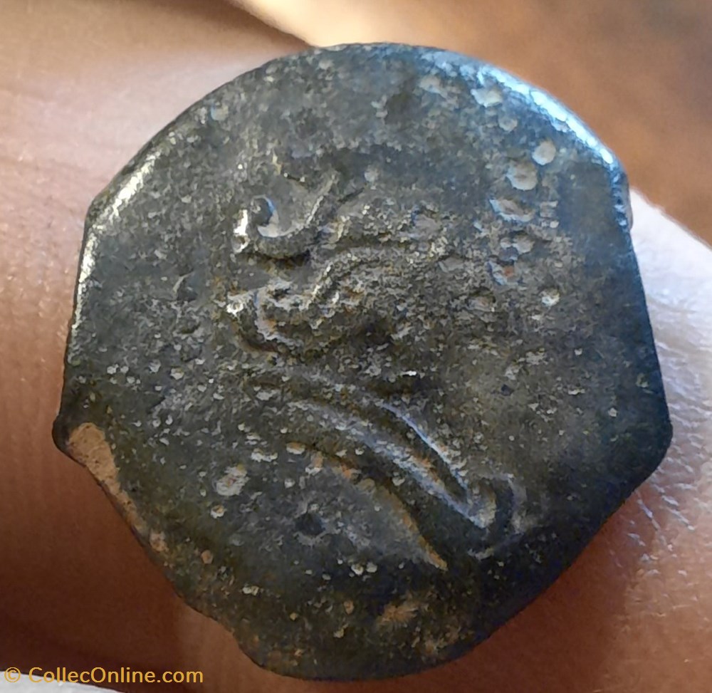Bituriges cubes incertaine 2 monnaies antiques celtes bituriges cubes incertaine