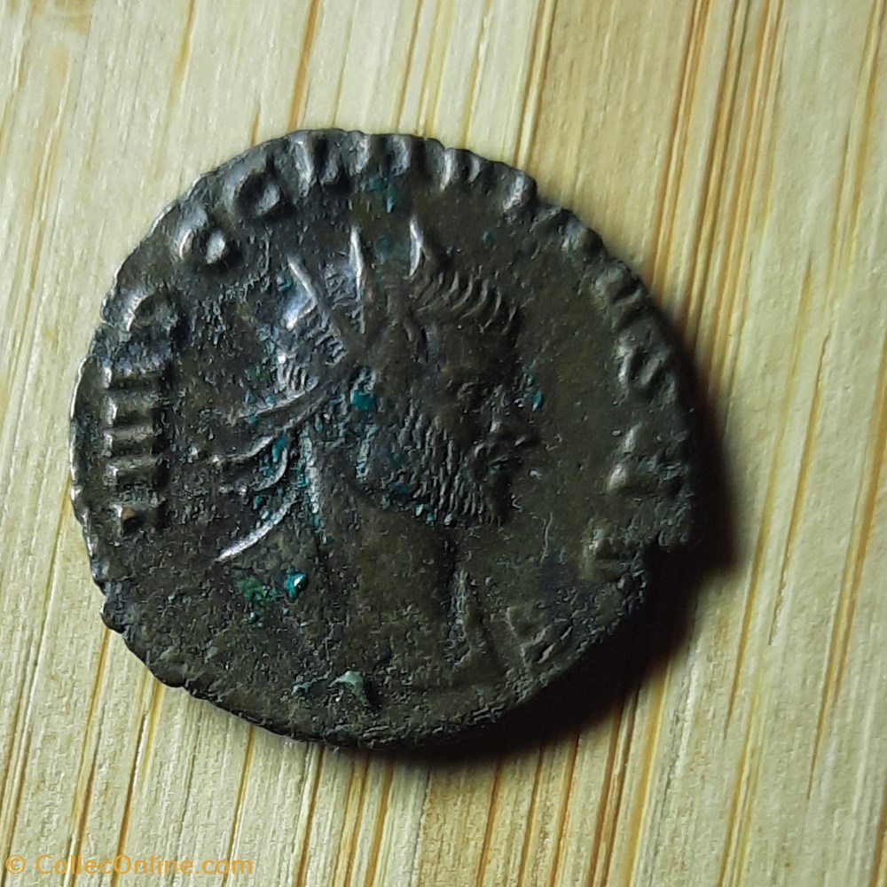 Claude 2 A/Buste radie a d R /La Virilite debout a g D19.6 P2.36 RCV 11383 C 313 RIC 109 monnaie antique av jc ap romaine republicaine imperiale claude 2 a buste radie a d r la virilite debout a g d19 6 p2 36 rcv 11383 c 313 ric 109