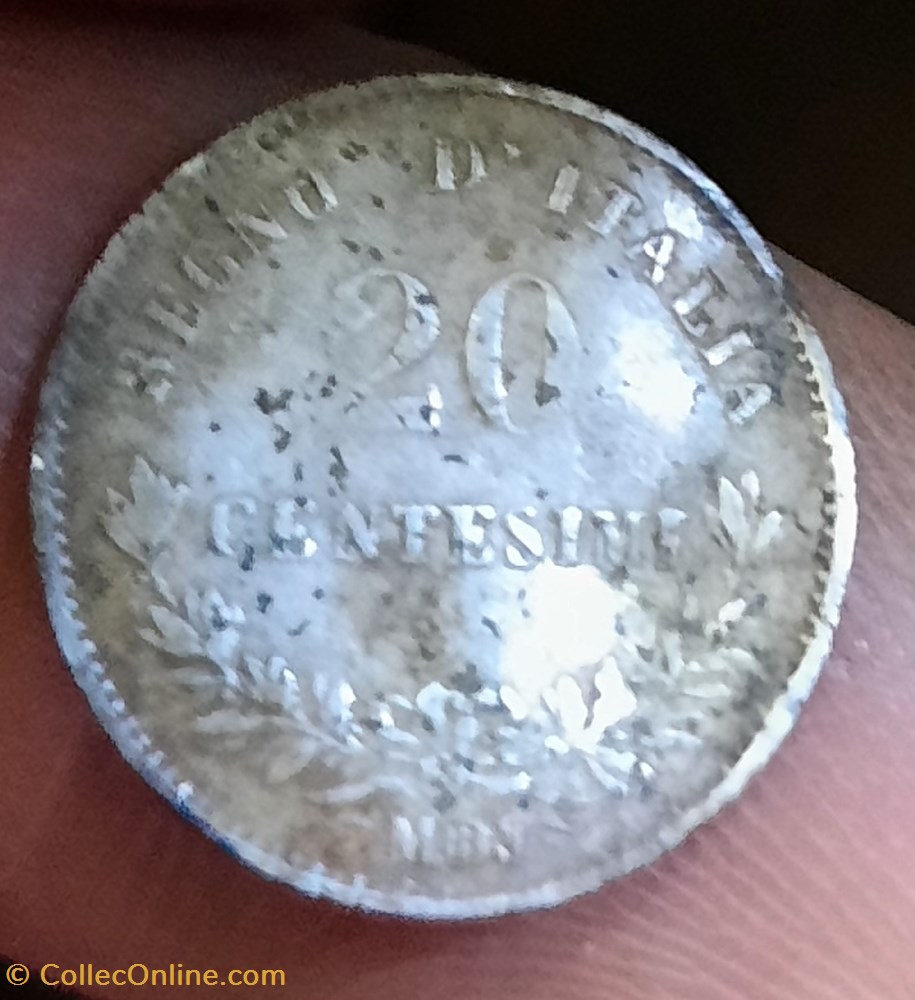 Emmanuel 22 A / Tete nue a d R/ Couronne de laurier D16.1 P0.96g KM19/13.1 monnaies monde italie emmanuel 22 a tete nue a d r couronne de laurier d16 1 p0 96g km19 13 1