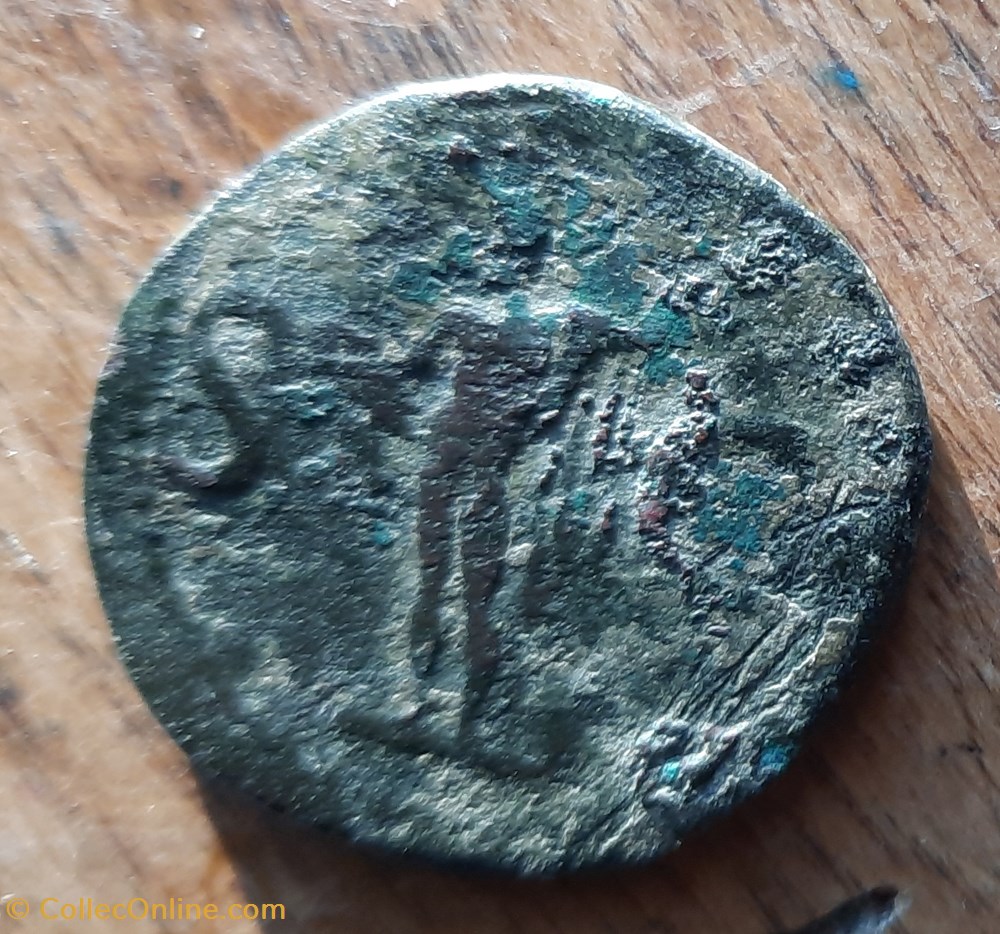 Agrippa A/Tete couronne rostrale a g R/ Neptune debout a g 37+41 D30 P 10gRCV 1812 C3 monnaies antiquite av jc ap romaines republicaines imperiales agrippa a tete couronne rostrale a g r neptune debout a g 37 41 d30 p 10grcv 1812 c3