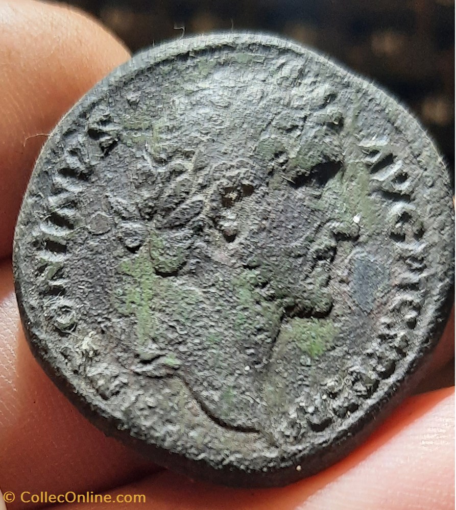 Antonin le Pieux A/Tete lauree a d R /Quadrige a g D30.5 P25.81g C320 RIC767a RCV4168 monnaies antiquite av jc ap romaines republicaines imperiales antonin le pieux a tete lauree a d r quadrige a g d30 5 p25 81g c320 ric767a rcv4168