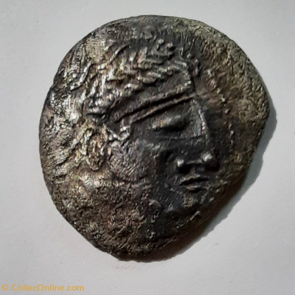 Cavares A /Tete lauree a d R / Buste Cheval a d D16.5 P2.30g DT 3045 /3046 BN 2537 monnaie antique jc ap gauloise cavares a tete lauree a d r buste cheval a d d16 5 p2 30g dt 3045 3046 bn 2537