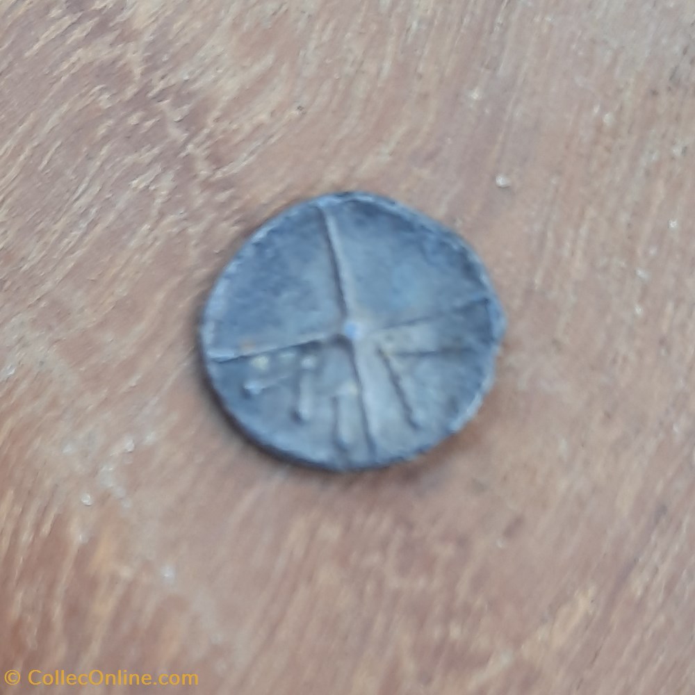 Nimes Obole Type Volc Arecomique A/Tete a g(NA)?R/ Roue MA -75-25 D9.7 P 0.43 Feugere OBV-6 3 monnaie antique av jc ap nimes obole type volc arecomique a tete a g na r roue ma 75 25 d9 7 p 0 43 feugere obv 6