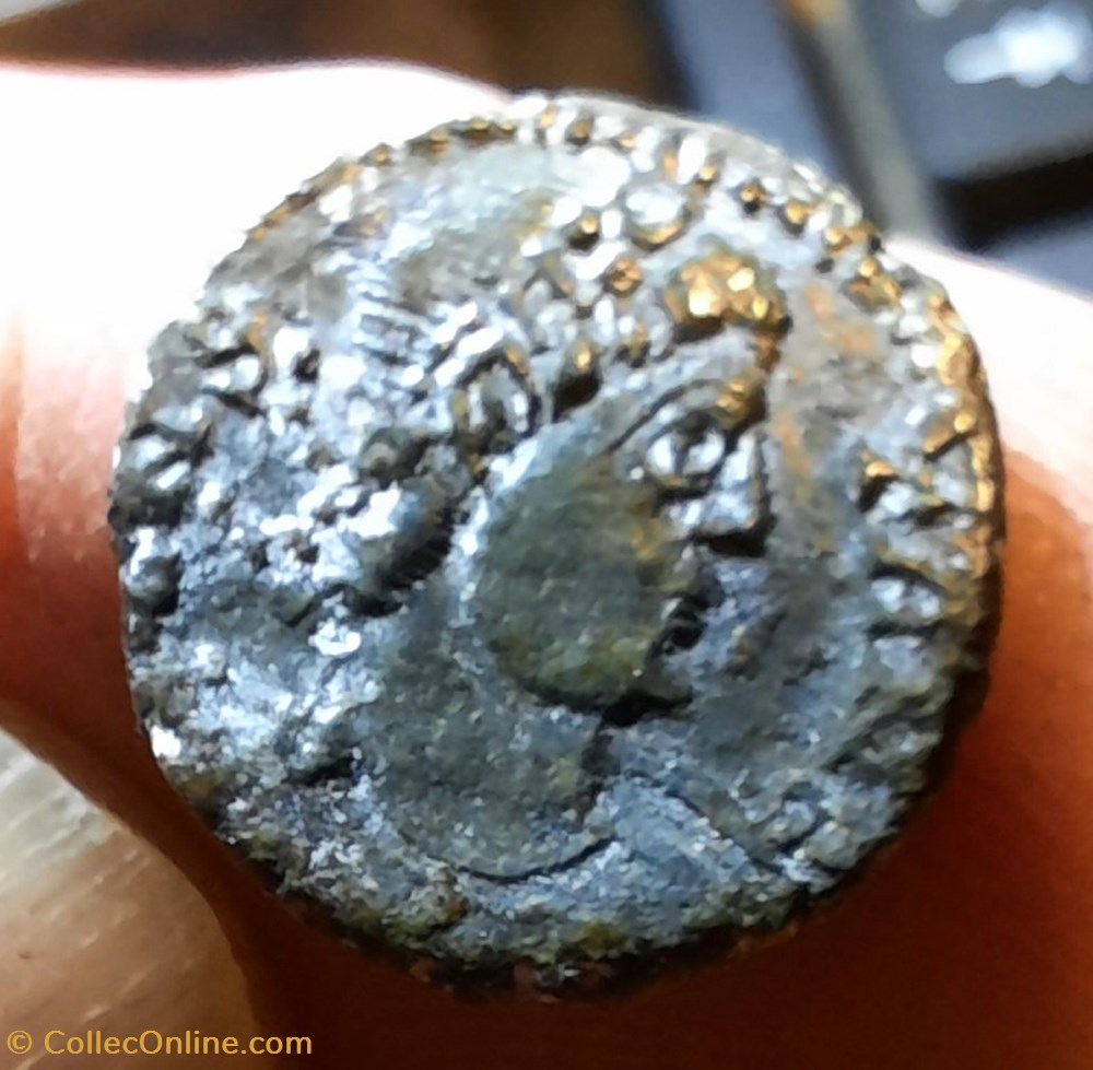 Constans (sans titulature)? IMITATION ? 3 monnaies antiques constans sans titulature imitation