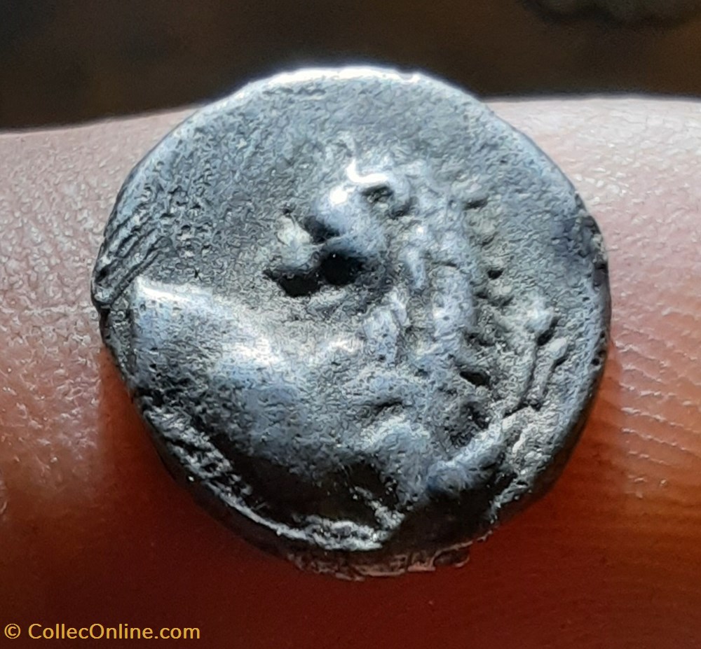 Thrace Cherchonese A / Protome Lion R/ Croix -386-338 D12.9 P1.86g GC1602var BMC 11 monnaies antiquite av jc ap grecques thrace cherchonese a protome lion r croix 386 338 d12 9 p1 86g gc1602var bmc 11