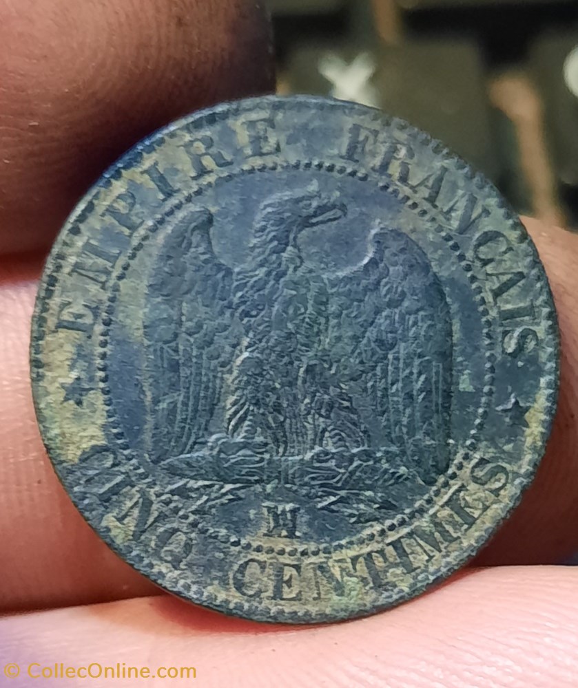 Napoleo 3 A/Tete nue a g R/Aigle D25.3 P4.86g F116/35 monnaies france modernes napoleo 3 a tete nue a g r aigle d25 3 p4 86g f116 35