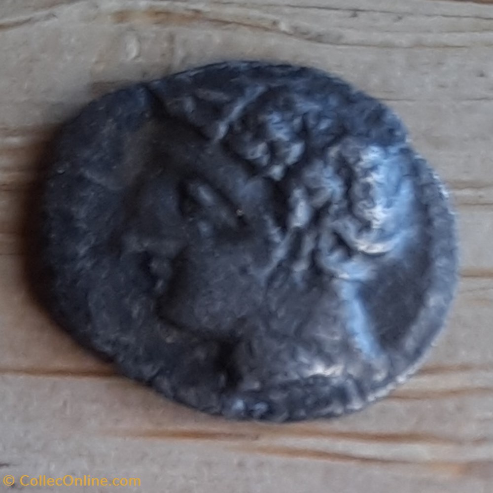 Marseille Obole A/Tete Apollon a g R/Roue avec rayons -300-100 D 11.7 Feugere OBM 11a monnaie antiquite jc gauloise marseille obole a tete apollon a g r roue avec rayons 300 100 d 11 7 feugere obm 11a