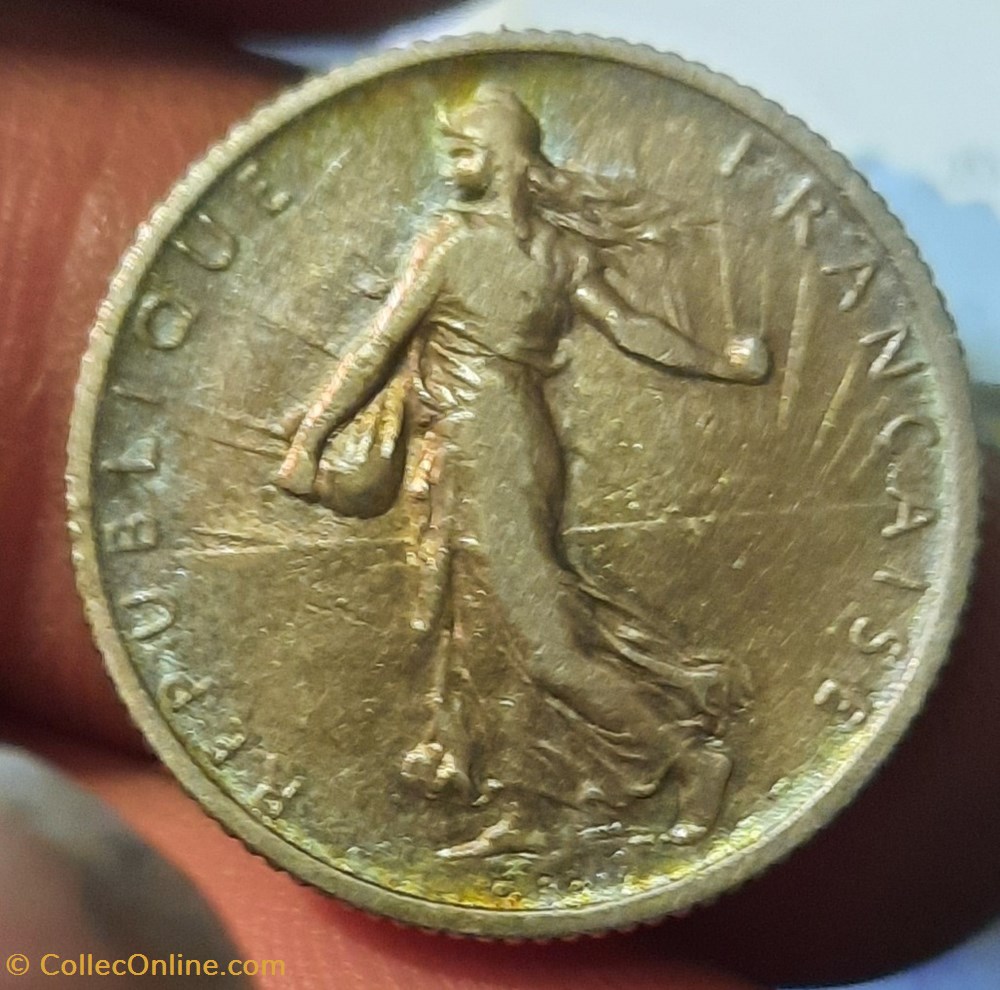 monnaies monde france troisieme republique 1 franc argent 1904