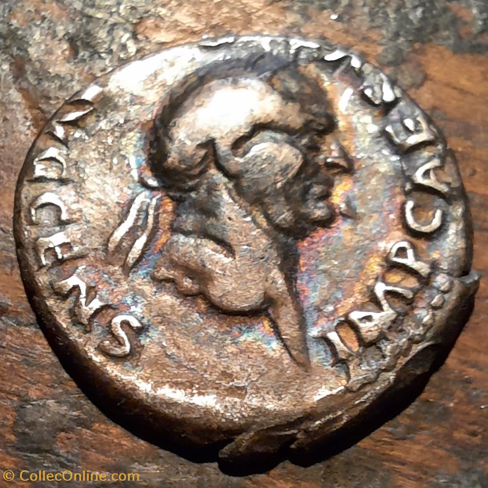 Vespasien A/Tete a d R/Vespasien assis a d D 19.1 P 2.87g RCV 2305 C 387 RIC 65 monnaie antique av jc ap romaine republicaine imperiale vespasien a tete a d r vespasien assis a d d 19 1 p 2 87g rcv 2305 c 387 ric 65