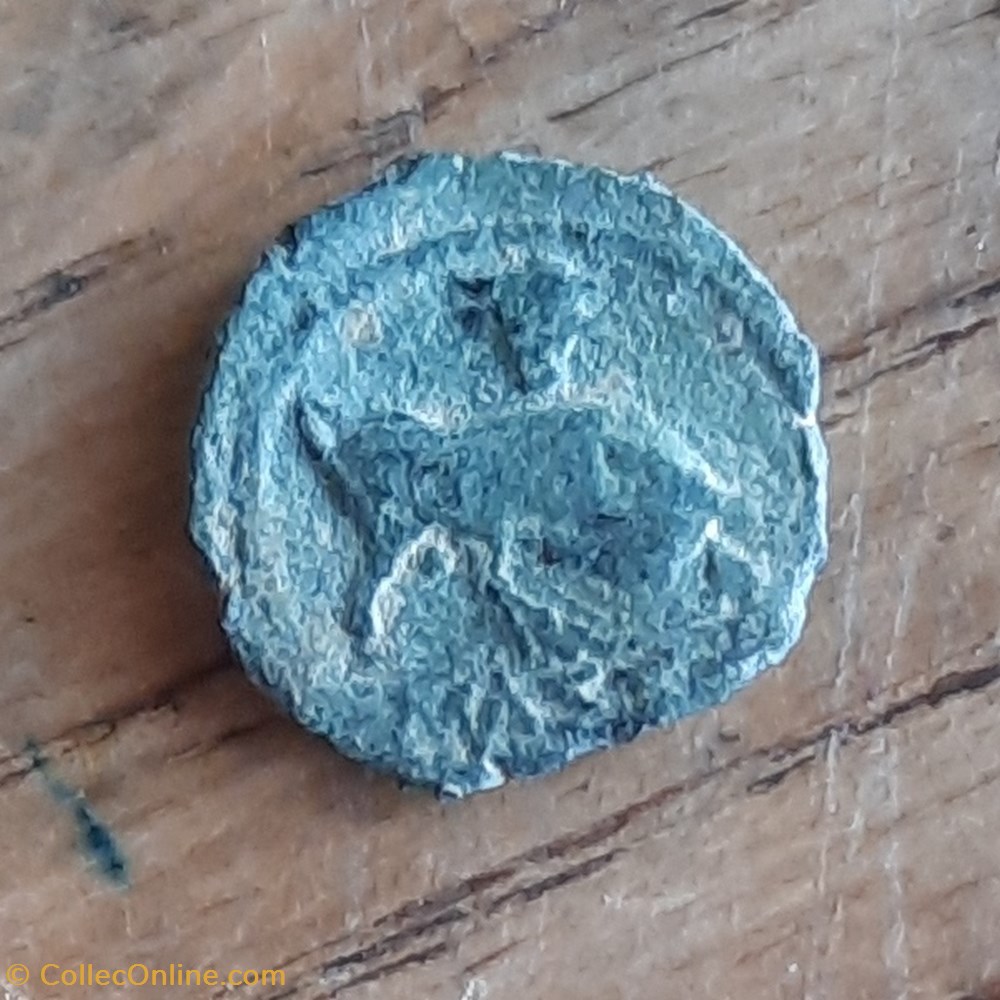 Marseille PB A/Tete Apollon a g R/Taureau a d , bucrane -130-121 D13.7 P1.48g Feugere PBM 30-1 monnaie antique av jc gauloise marseille pb a tete apollon a g r taureau a d bucrane 130 121 d13 7 p1 48g feugere pbm 30 1