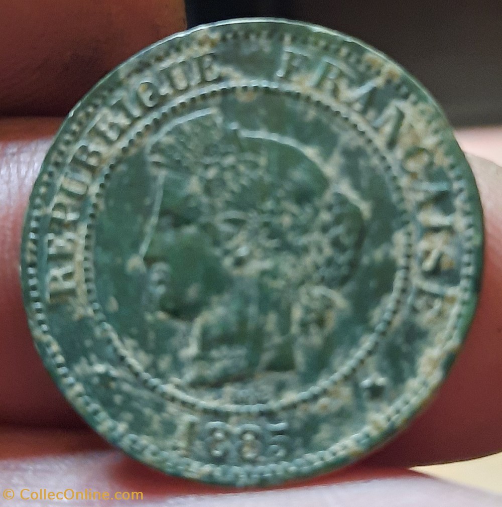 3° REPUBLIQUE 5 CTS monnaies monde france 3 republique 5 cts