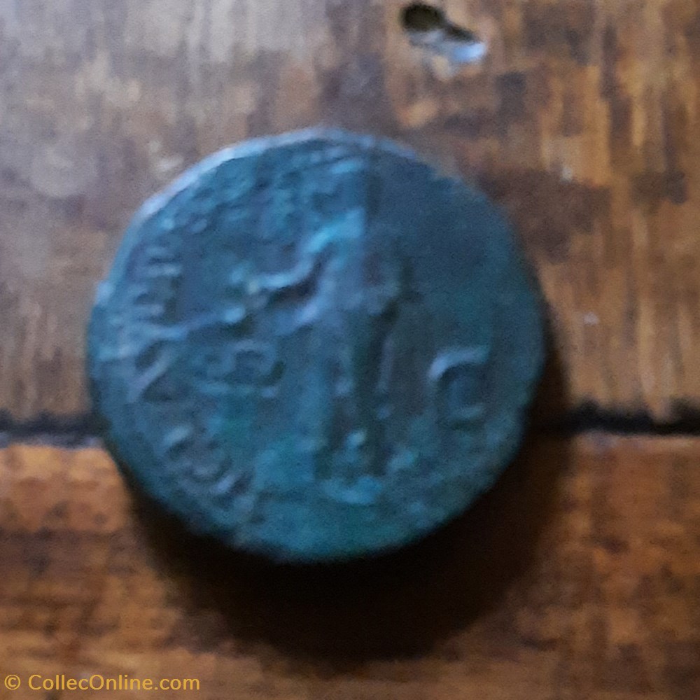 Antonia A/Tete nue a d R/Claude debout a g +41+45 D 27.6 P 11.84g RCV 1902 C 6 RIC 92 monnaie antique av jc ap romaine republicaine imperiale antonia a tete nue a d r claude debout a g 41 45 d 27 6 p 11 84g rcv 1902 c 6 ric 92