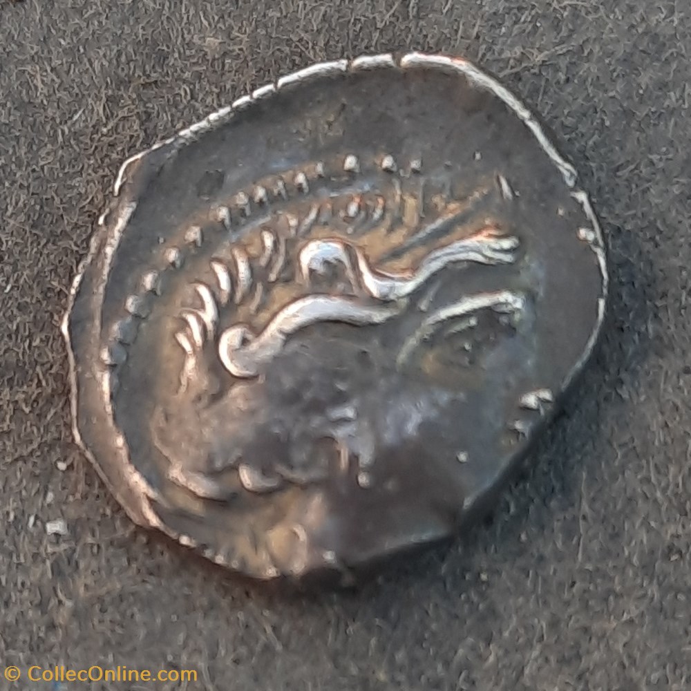 Marseille Drachme legere A/Tete d Artemis a d R/Lion marchant -90-50 D14.5 P 2.60g Feugere DRM 55-20 monnaie antique av jc ap gauloise marseille drachme legere a tete d artemis a d r lion marchant 90 50 d14 5 p 2 60g feugere drm 55 20