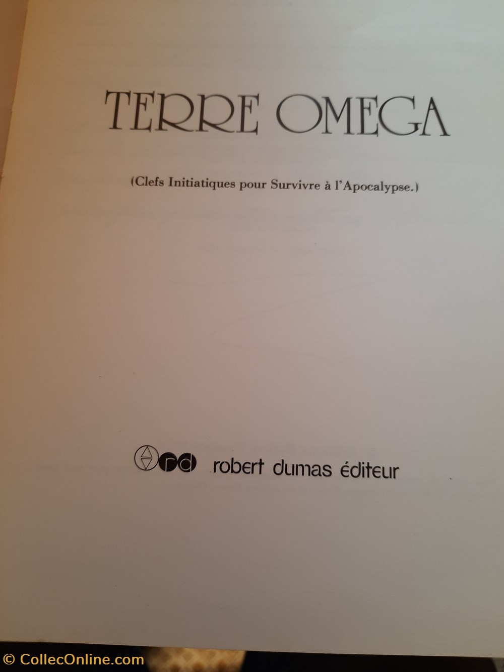 Terre Omega 3 livres bd revues terre omega