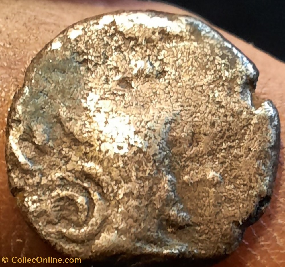 Vallee du Rhone Denier ? monnaies antiques celtes vallee du rhone denier