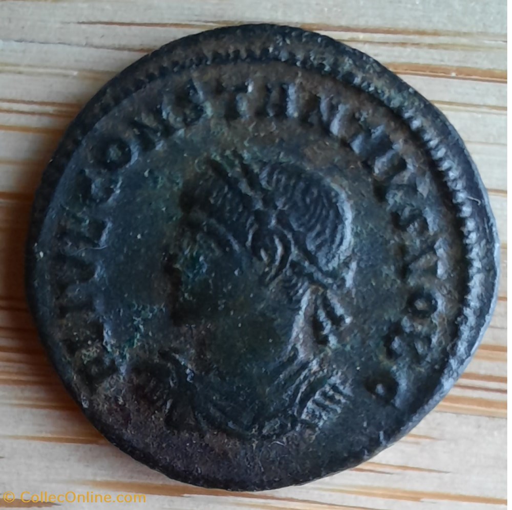 Constance 2 A/Buste laure a d R / Porte de camp +328+329 D20.4 P 3.23g RIC 320 C 167 monnaie antiquite av jc ap romaine republicaine imperiale constance 2 a buste laure a d r porte de camp 328 329 d20 4 p 3 23g ric 320 c 167
