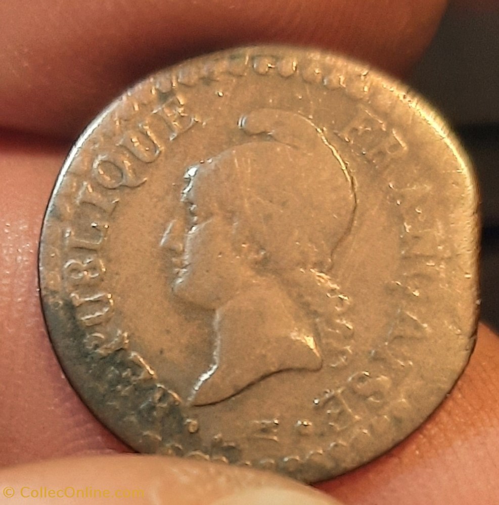 Dierctoire / Consulat A/Tete republique a g R/Legende D17.9 P1.83g F100/17 monnaies france modernes dierctoire consulat a tete republique a g r legende d17 9 p1 83g f100 17