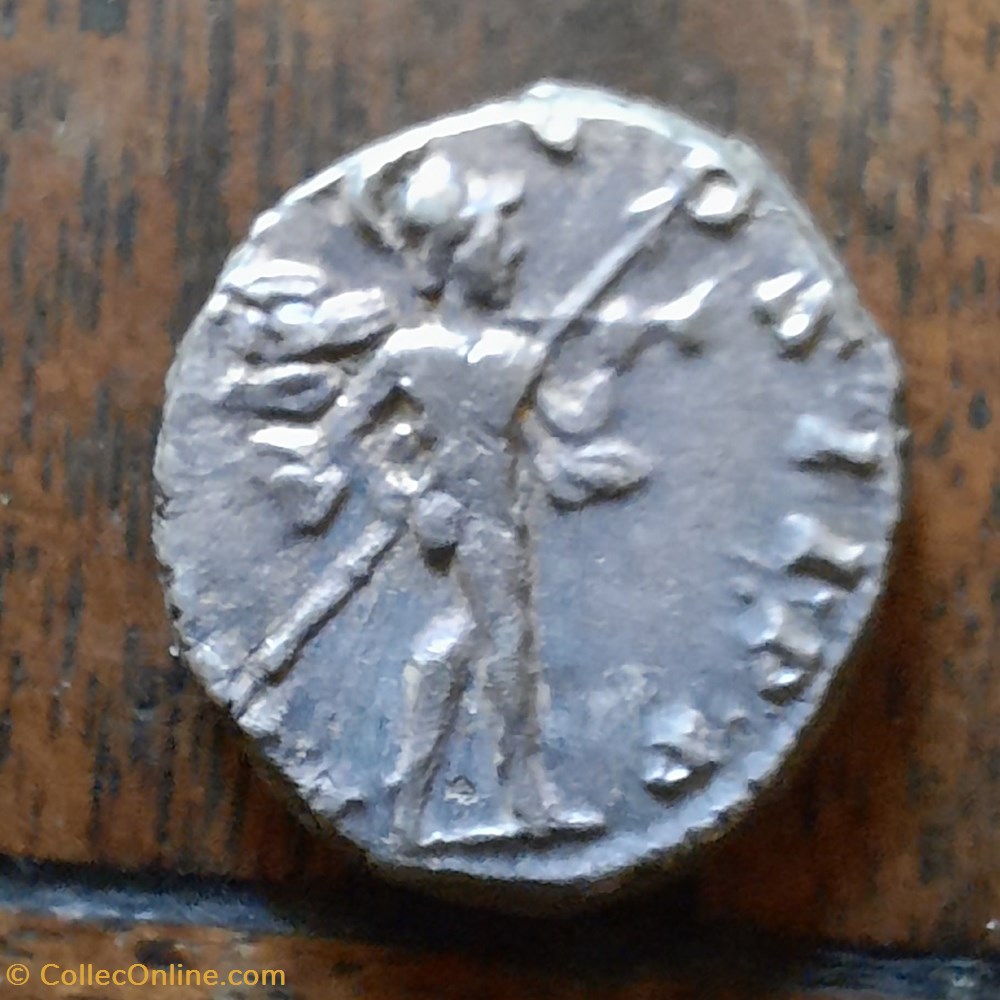 Septime Severe A/Tete lauree a d R/ Mars nue marchant a d D 16.6 P 3.58g C397 RIC67 monnaie antique av jc ap romaine republicaine imperiale septime severe a tete lauree a d r mars nue marchant a d d 16 6 p 3 58g c397 ric67