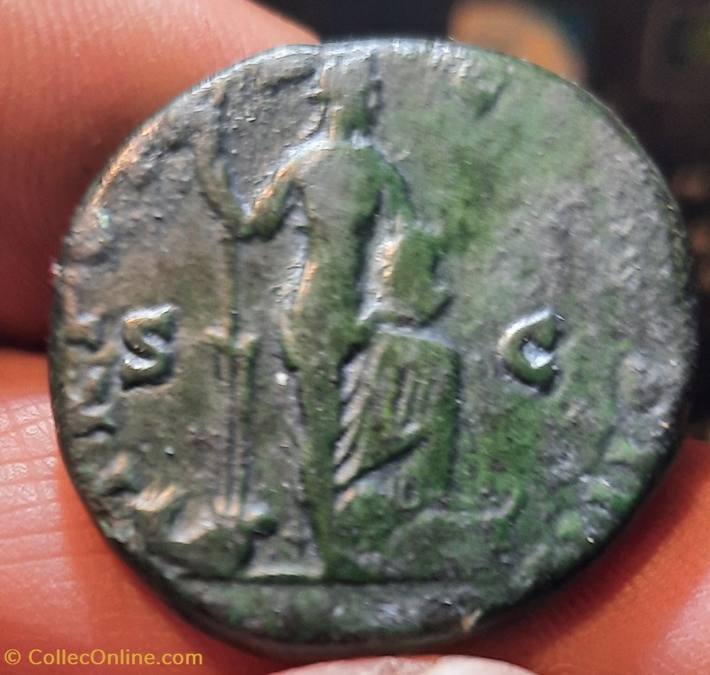 Antonin le Pieux A/ Tete lauree a d R/ Anonne debout a d D29.8 P19.96g C1017 RCV4251 RIC964b monnaies antiquite av jc ap romaines republicaines imperiales antonin le pieux a tete lauree a d r anonne debout a d d29 8 p19 96g c1017 rcv4251 ric964b