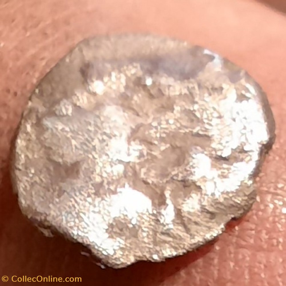 monnaies antiques celtes obole de marseille lettres derriere nuque