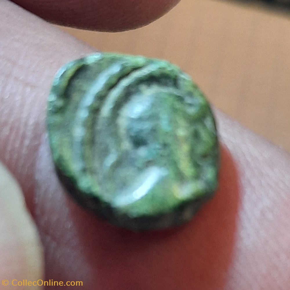 Marseille PB au caducee A/Tete Minerve casquee a d R /Caducee -49-25 D12 P3.35g FeugerePBM75-10 monnaies antiquite av jc ap gauloises marseille pb au caducee a tete minerve casquee a d r caducee 49 25 d12 p3 35g feugerepbm75 10