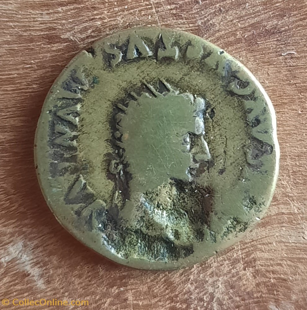 Tibere A / Tete lauree a d R/ Tete radiee Avguste a d D 28.2 P 11.18 SNG COP 609 RPC1 423 +WILWIND monnaie antique jc ap romaine provinciale tibere a tete lauree a d r tete radiee avguste a d d 28 2 p 11 18 sng cop 609 rpc1 423 wilwind