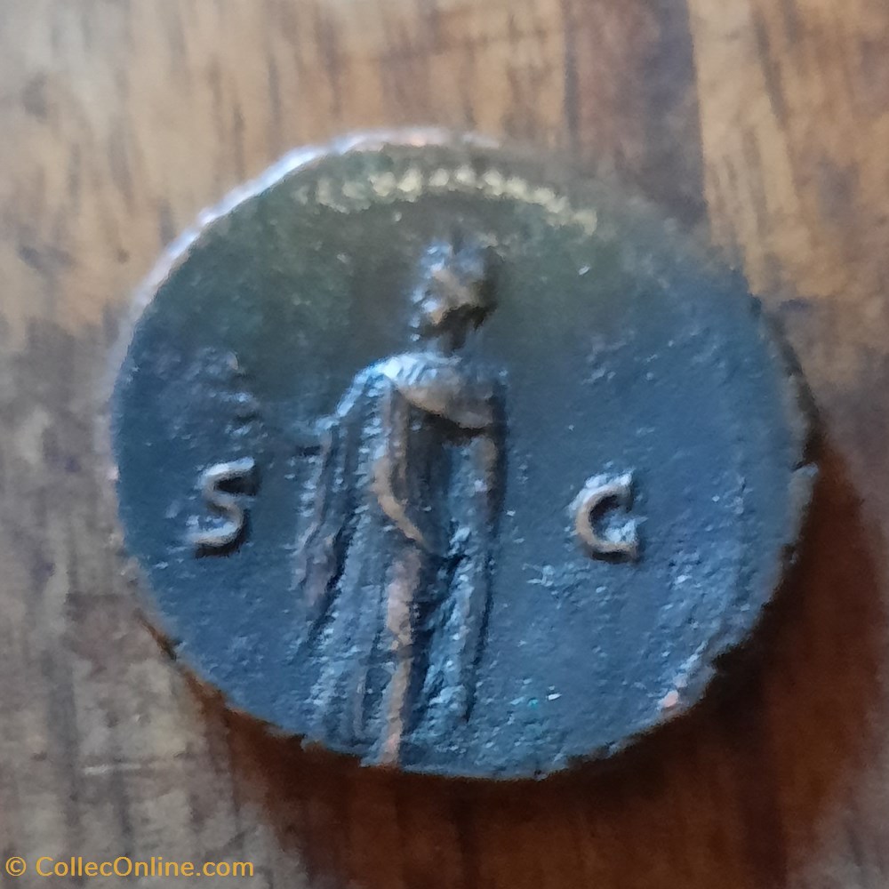Vespasien A/Tete lauree a d R/ Esperance marchant a g D 27.8 P 11.31 C457 RIC 894 monnaie antique av jc ap romaine republicaine imperiale vespasien a tete lauree a d r esperance marchant a g d 27 8 p 11 31 c457 ric 894