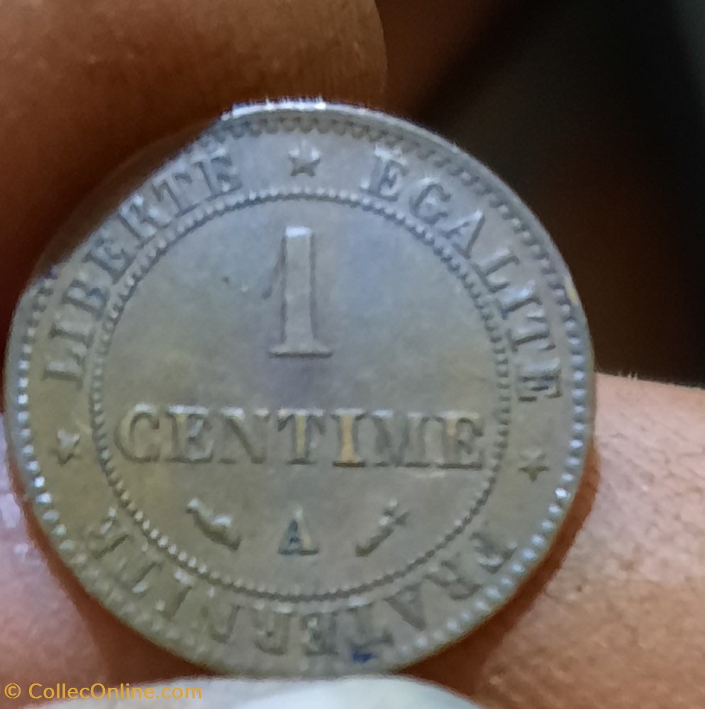 Troisieme Republique A/Tete Ceres a g R/Legende dans grenetis D15.3 P0.93g F104/23 monnaies france modernes troisieme republique a tete ceres a g r legende dans grenetis d15 3 p0 93g f104 23