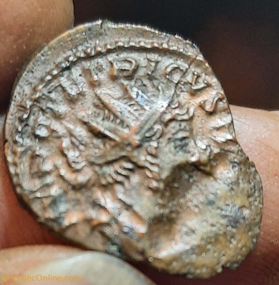 monnaies antiquite av jc ap romaines republicaines imperiales tetricvs 1 a tete radiee a d r mars debout a g d p3 20 g ric 148 c207 rcv 11258