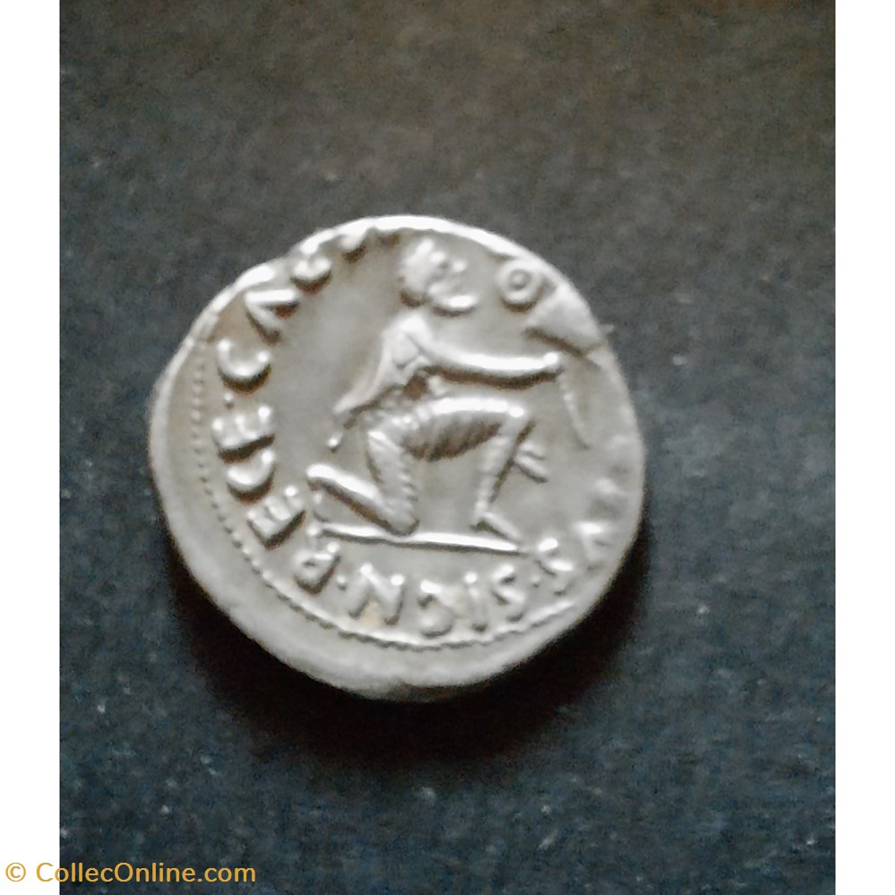 Auguste A/Tete Liber a d TVRPILIANVS III VIR R/Parthe a genoux D18.5 P3.88g RCV 1603 monnaie antique av jc ap romaine republicaine imperiale auguste a tete liber a d tvrpilianvs iii vir r parthe a genoux d18 5 p3 88g rcv 1603