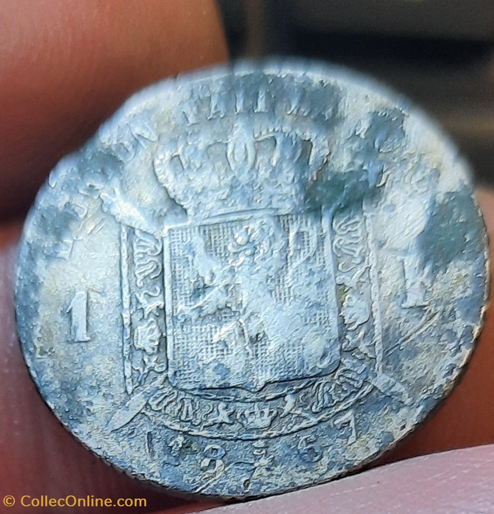 Leopol 1° A/Tete nue a g R/ Armoiries D23.5 P4.54g KM19/28.1 monnaies monde belgique leopol 1 a tete nue a g r armoiries d23 5 p4 54g km19 28 1