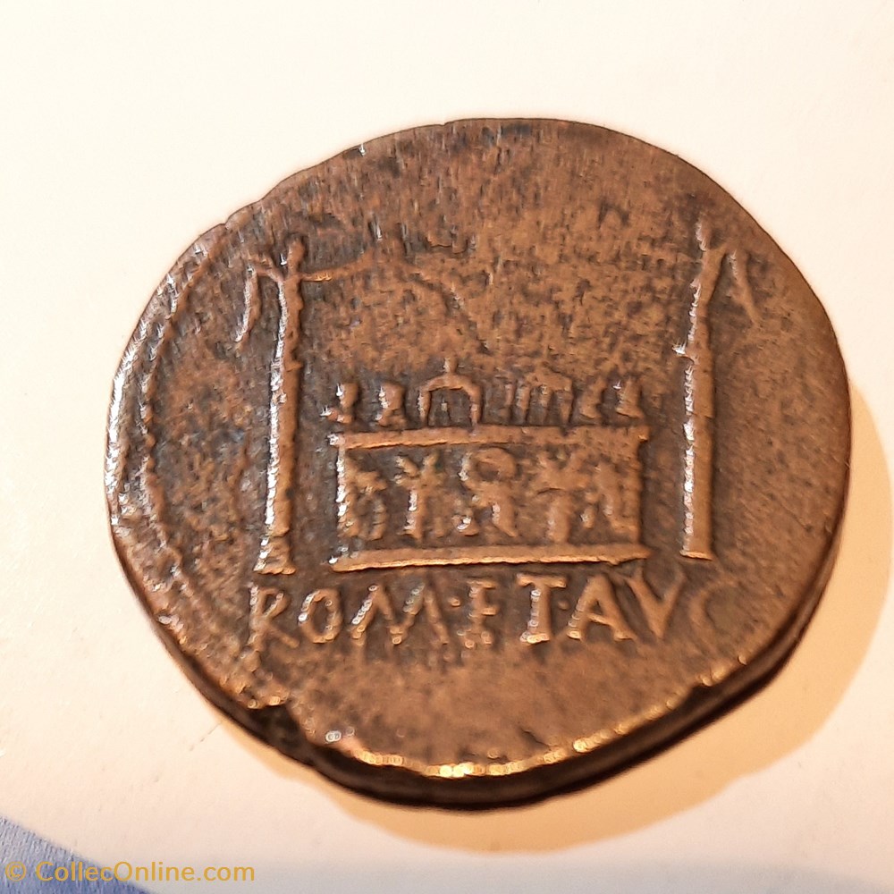 Auguste A/Buste laure a d R/ Altar de Lyon -4-7 D 25.3 P9.47g RCV1690 C 240 monnaie antiquite av jc ap romaine republicaine imperiale auguste a buste laure a d r altar de lyon 4 7 d 25 3 p9 47g rcv1690 c 240