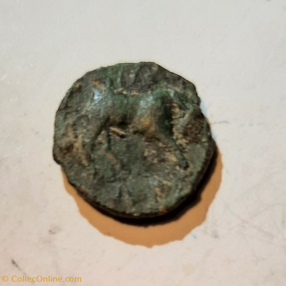 Basse Vallee du Rhone A/Tete a d R / Taureau a d -100-50 D13.3 P 1.97g Feugere PBI 60-5 4 monnaie antique av jc ap gauloise basse vallee du rhone a tete a d r taureau a d 100 50 d13 3 p 1 97g feugere pbi 60 5