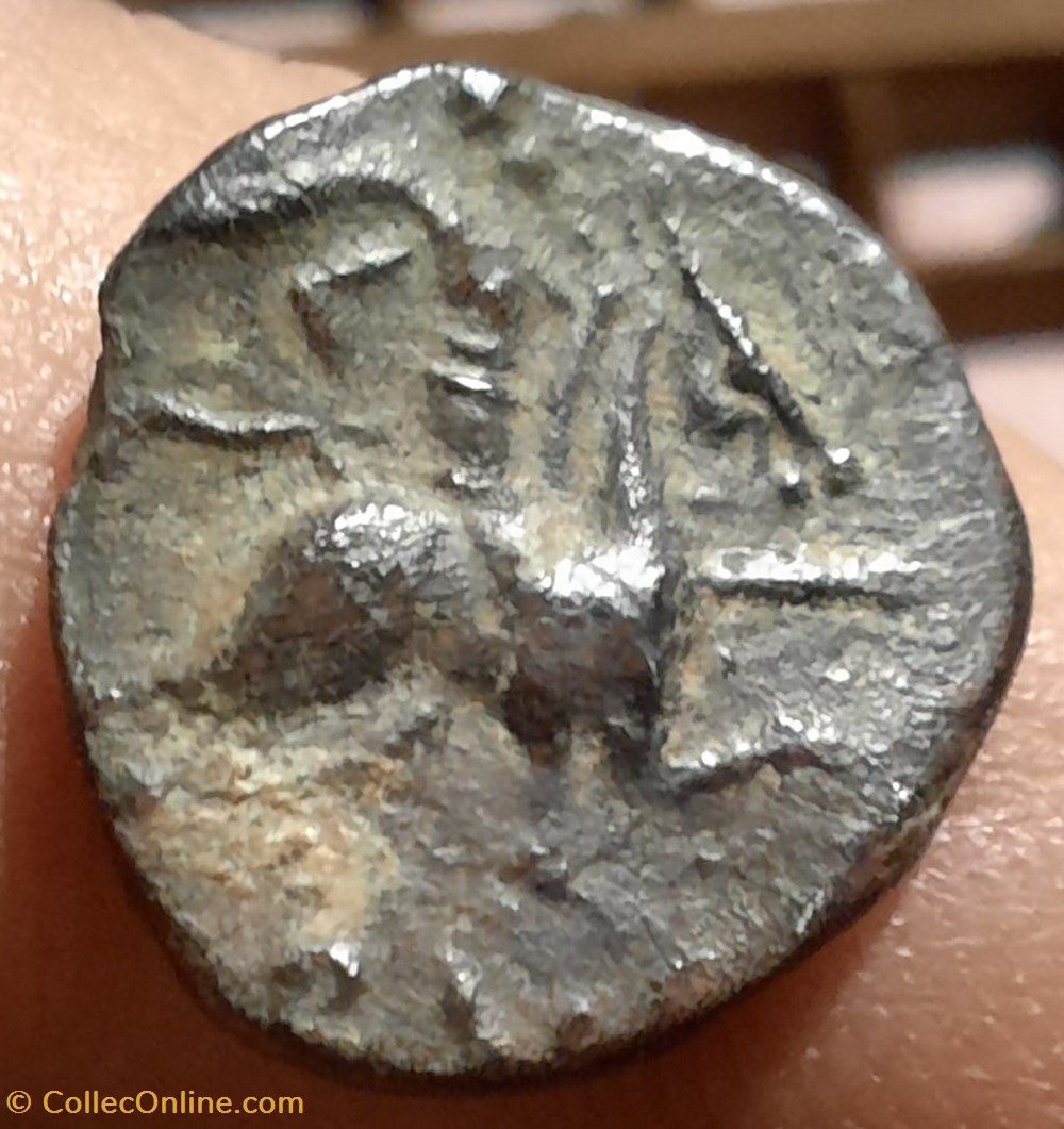 Vallée du Rhone Denier monnaies antiques celtes vallee du rhone denier