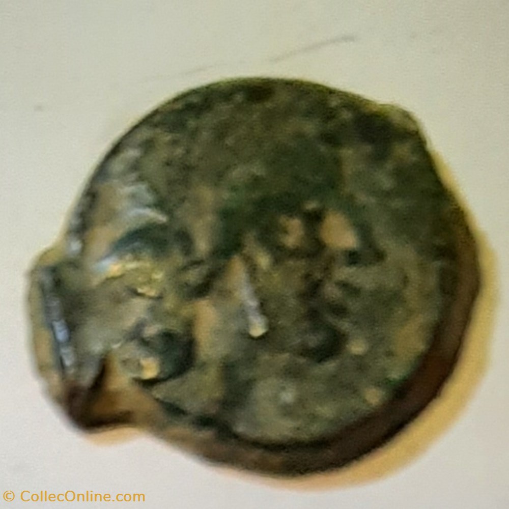Samnagenses A / Tete lauree a d. R/Taureau a d -125-75 D 13 P 1.79g Feugere SAM 2262 4 monnaie antique av jc ap gauloise samnagenses a tete lauree a d r taureau a d 125 75 d 13 p 1 79g feugere sam 2262