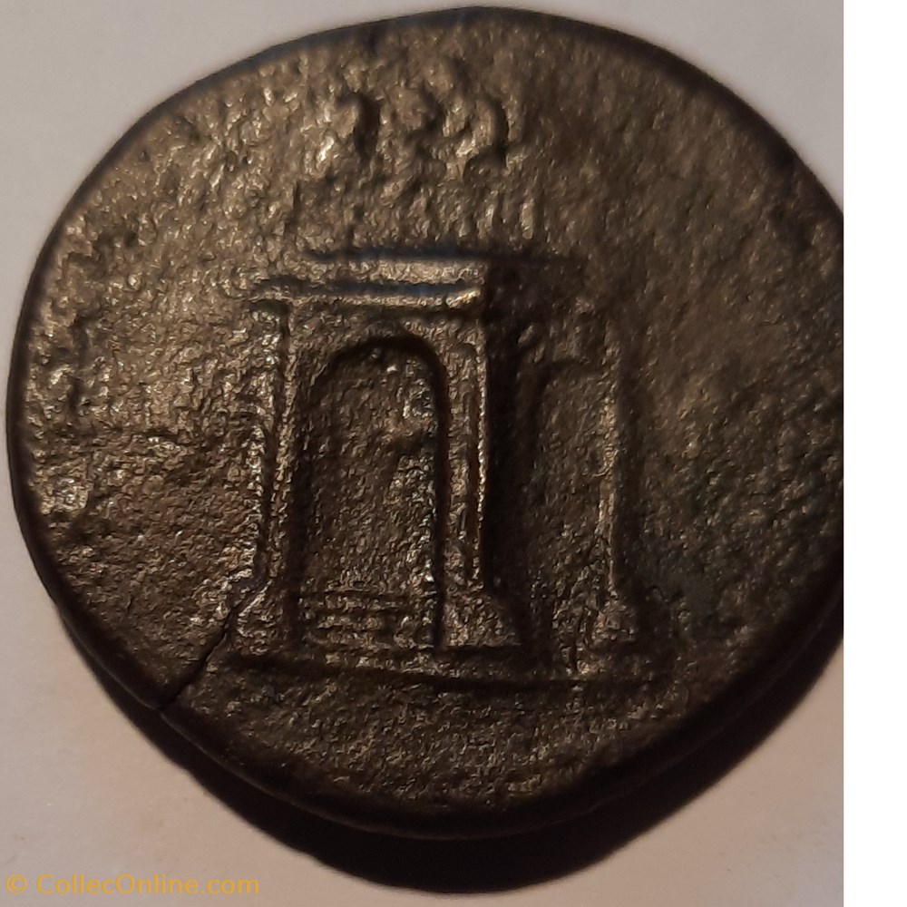 Galba A/Tete a d R/Arc de triomphe +68-69 D34.8 P22.94g RCV2126 C348 RIC134 3 monnaie antique av jc ap romaine republicaine imperiale galba a tete a d r arc de triomphe 68 69 d34 8 p22 94g rcv2126 c348 ric134