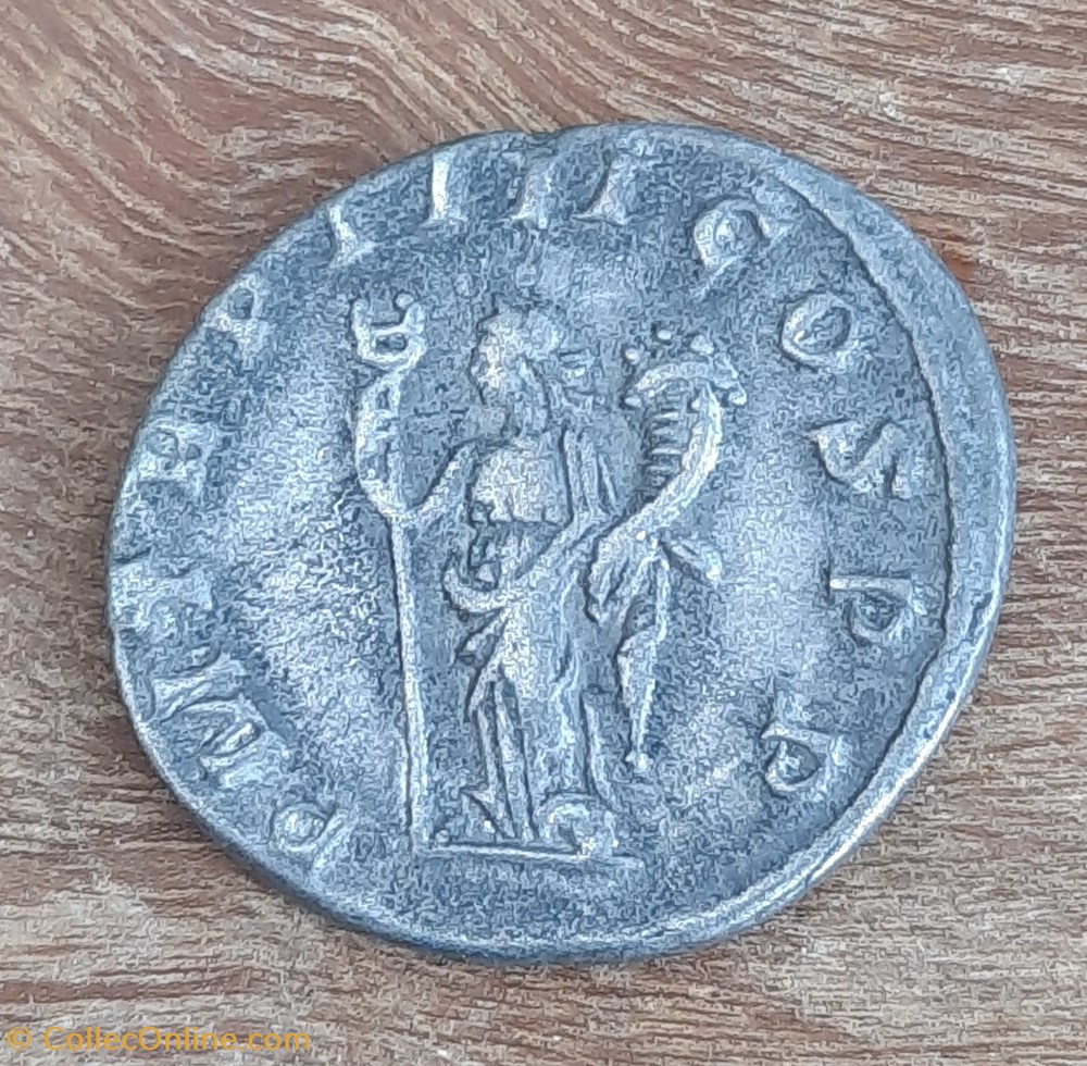 Philippe 2 A/Buste radie a d R/La Felicite debout a g +249 D21.8 P 3.94 RCV 9269 C39 RIC235 monnaie antique av jc ap romaine republicaine imperiale philippe 2 a buste radie a d r la felicite debout a g 249 d21 8 p 3 94 rcv 9269 c39 ric235