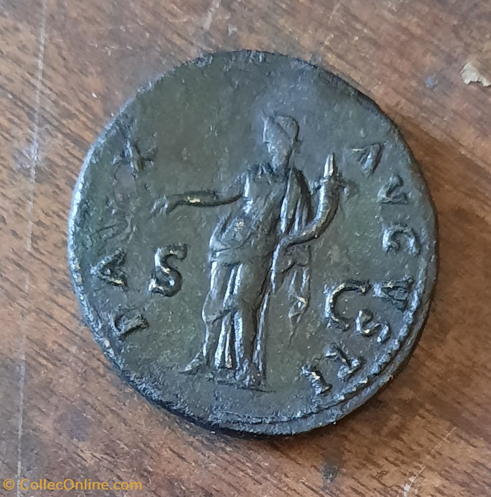 Vespasien A/Tete lauree a d R/La Paix debout a g +71 D32.4 P26.18g RCV2330 C327 RIC181 monnaie antique av jc ap romaine republicaine imperiale vespasien a tete lauree a d r la paix debout a g 71 d32 4 p26 18g rcv2330 c327 ric181