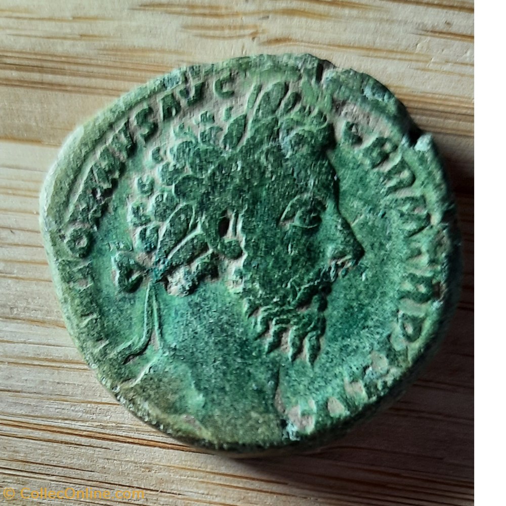 monnaie antique av jc ap romaine republicaine imperiale marc aurele a tete lauree a d r mars marchant a g d30 5 p 20 02g rcv 4979 c 318 ric 1128