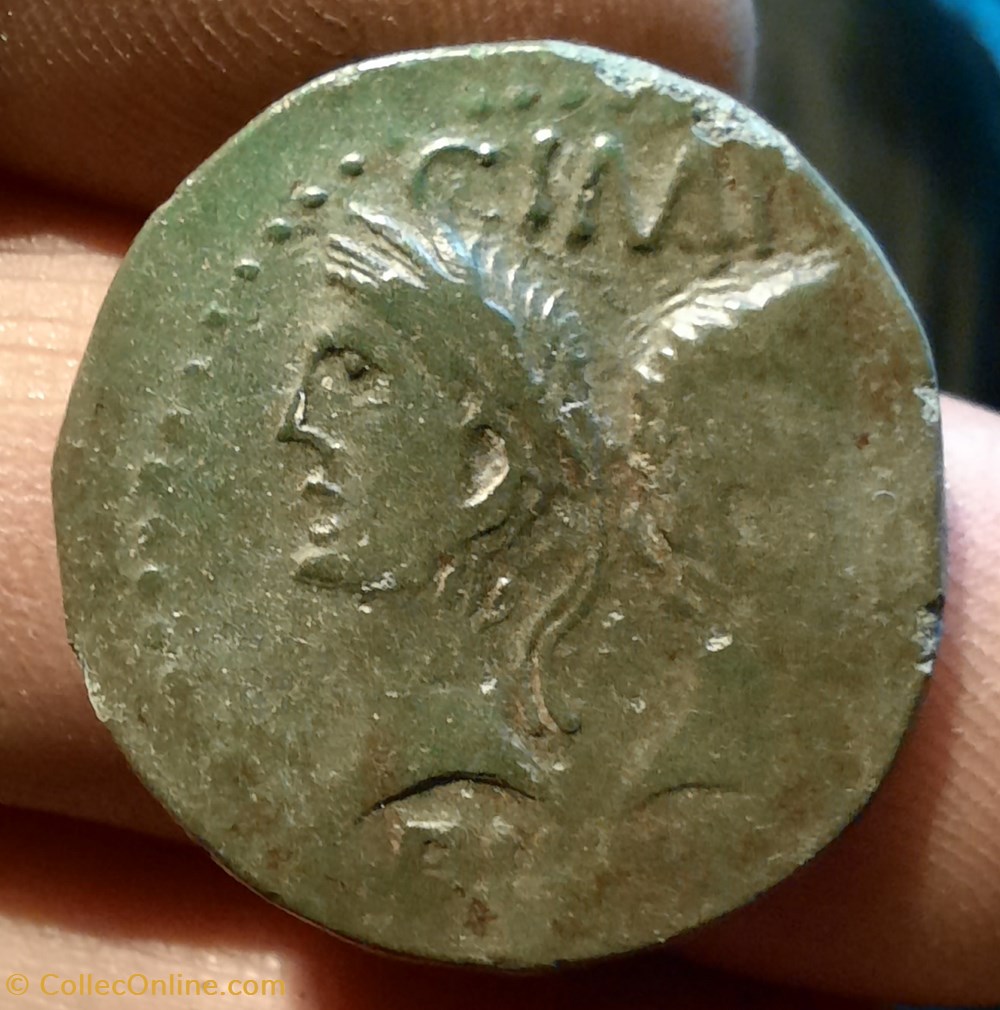 Nimes As A/Tetes adossees Auguste et Agrippa R/Crocodile -16-10 D25.5 P9.41g monnaies antiquite av jc ap romaines provinciales nimes as a tetes adossees auguste et agrippa r crocodile 16 10 d25 5 p9 41g