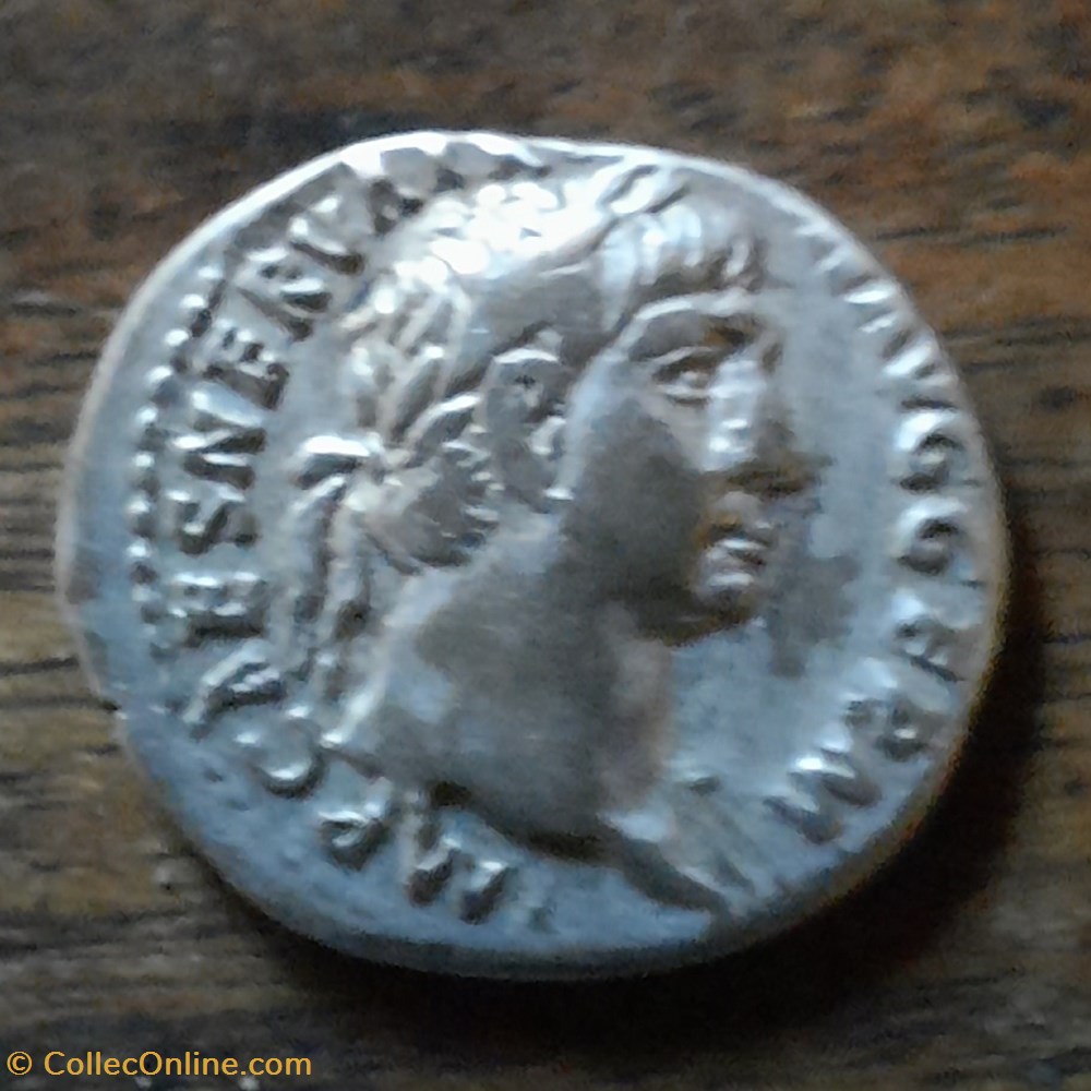 Trajan A/Buste laure a d R/Victoire volant a g D18 P3.23g RIC 60 C 242 monnaie antique av jc ap romaine republicaine imperiale trajan a buste laure a d r victoire volant a g d18 p3 23g ric 60 c 242